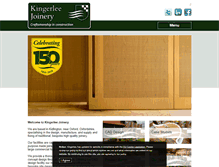 Tablet Screenshot of kingerleejoinery.co.uk